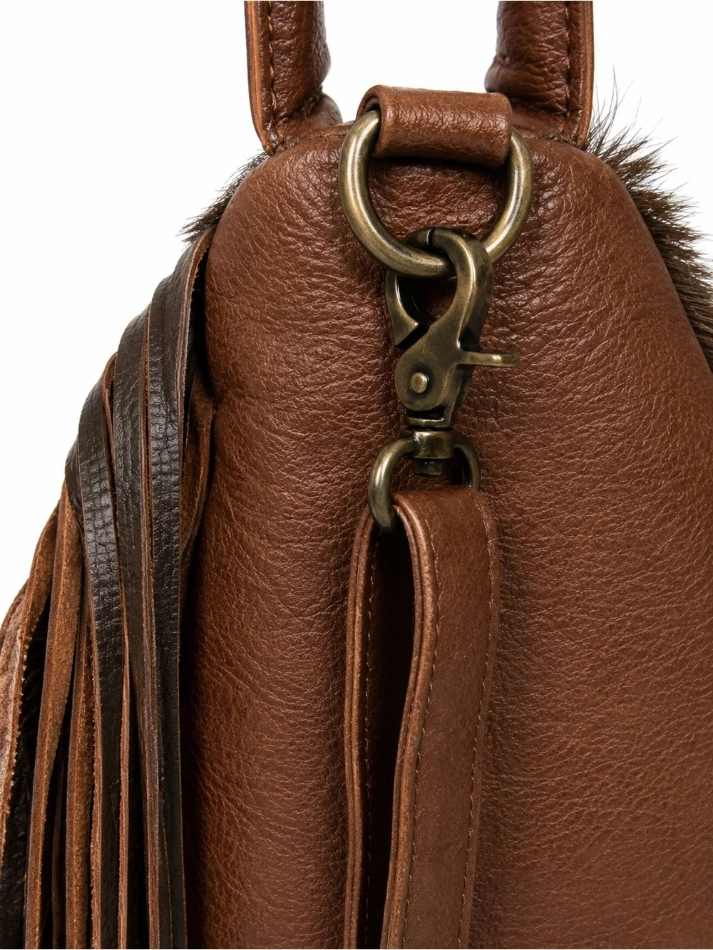 American Darling Hair-On Cowhide Leather Sling Backpack + Matching Card Holder⭐️